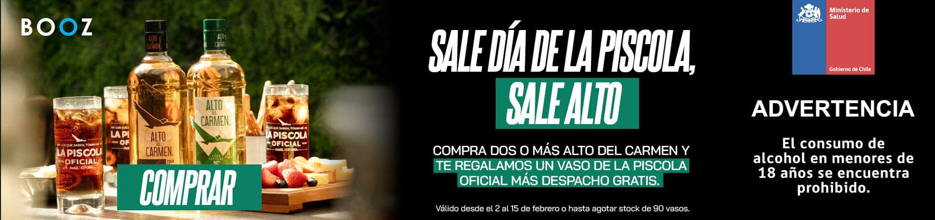 Dia de la piscola Alto Del Carmen 2026