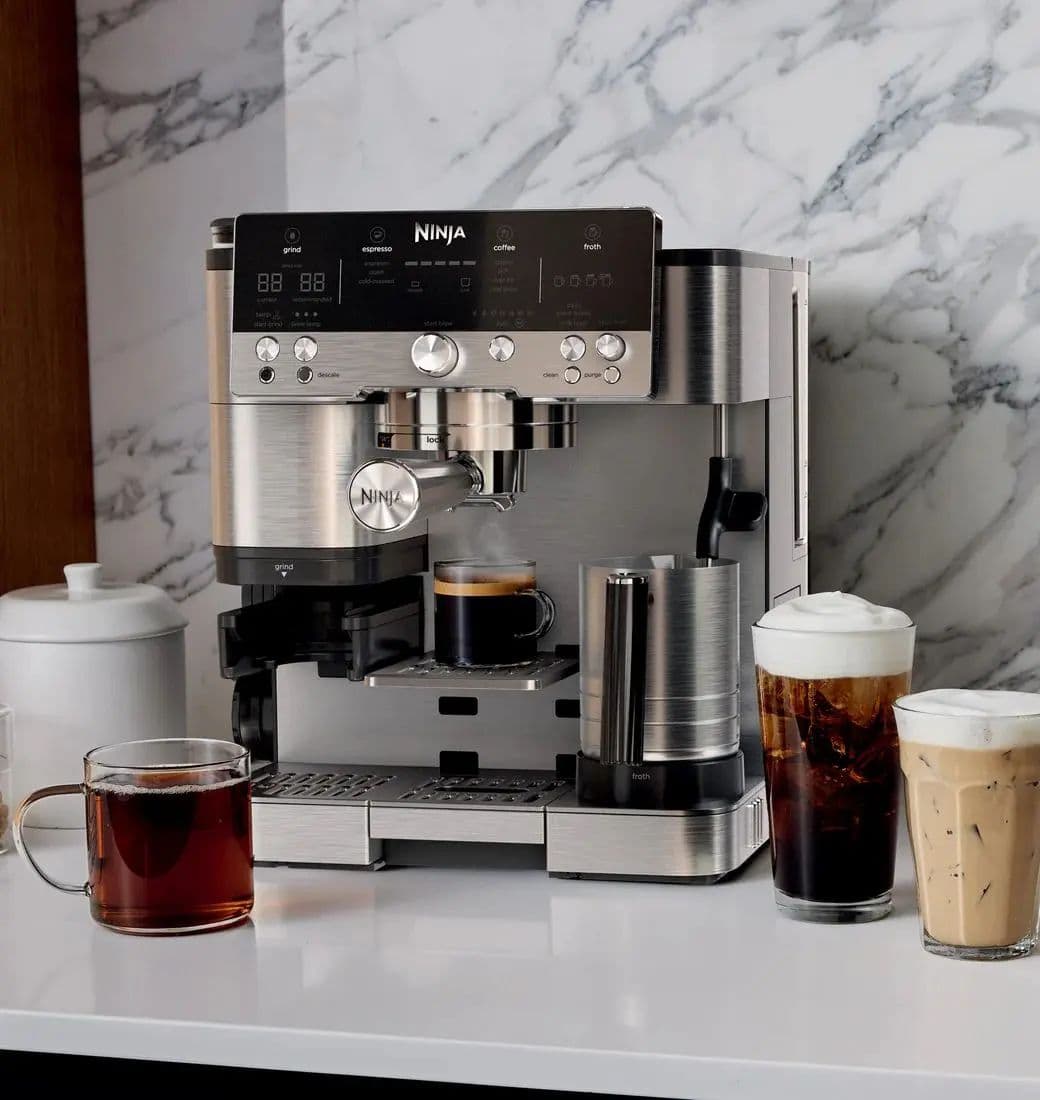 PACK NINJA - ILLY: 1x Máquina para Café - Cafetera Ninja Luxe Premier + 1x Café illy Grano Tostado Medio 250grs + 1x Café Illy Grano Tostado Clásico 250 grs._2