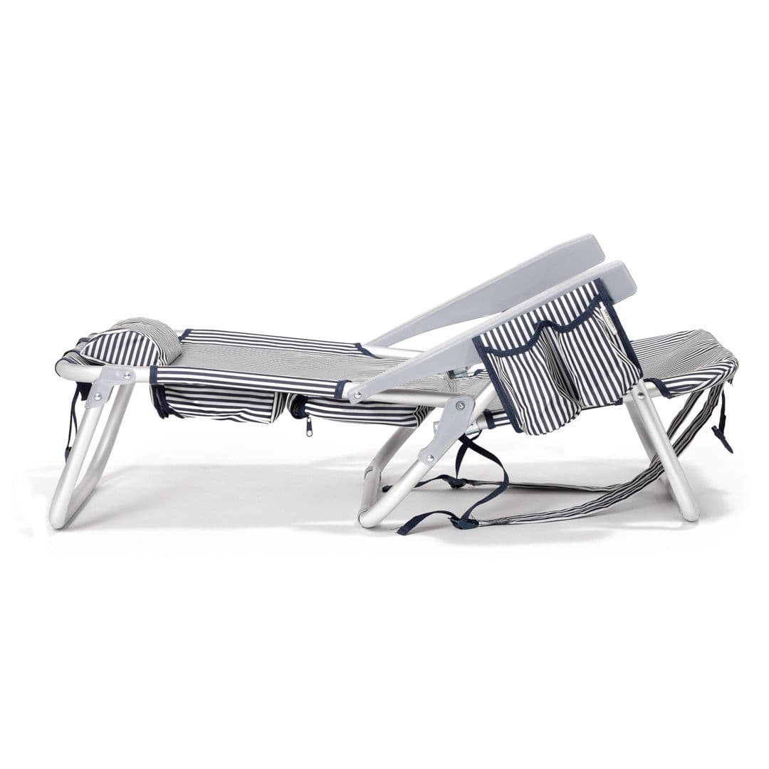 Silla Plegable Traveler DryHood Azul Líneas _3