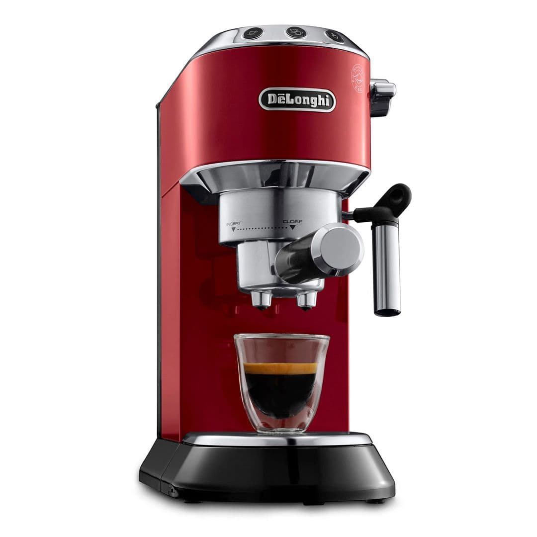 PACK DELONGHI + ILLY: 1x Cafetera DeLonghi Dedica Style Roja + 1x Café Illy Grano Clásico Lata 3kg_2