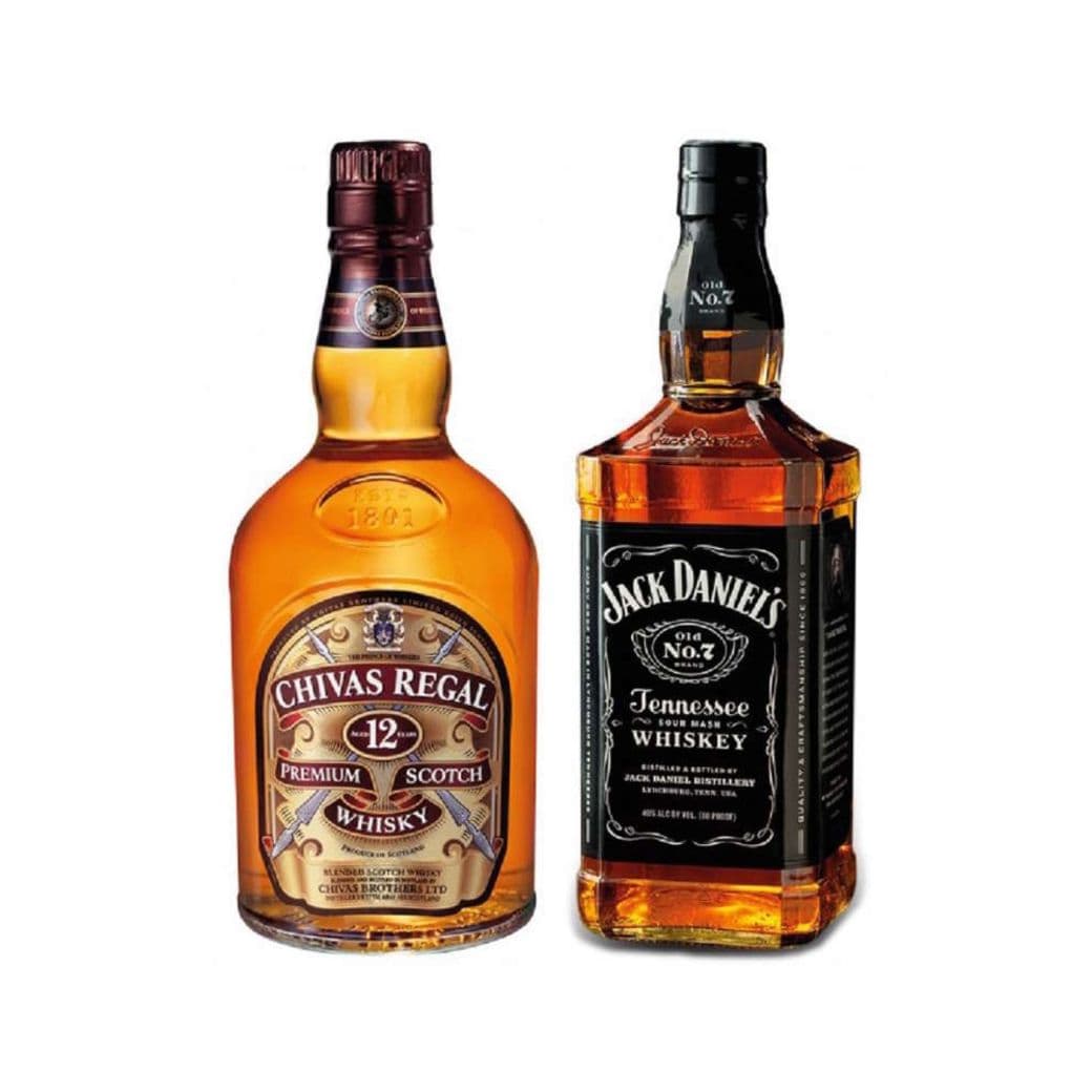 Chivas Regal 12 años 750cc + Jack Daniels N7 750cc_1