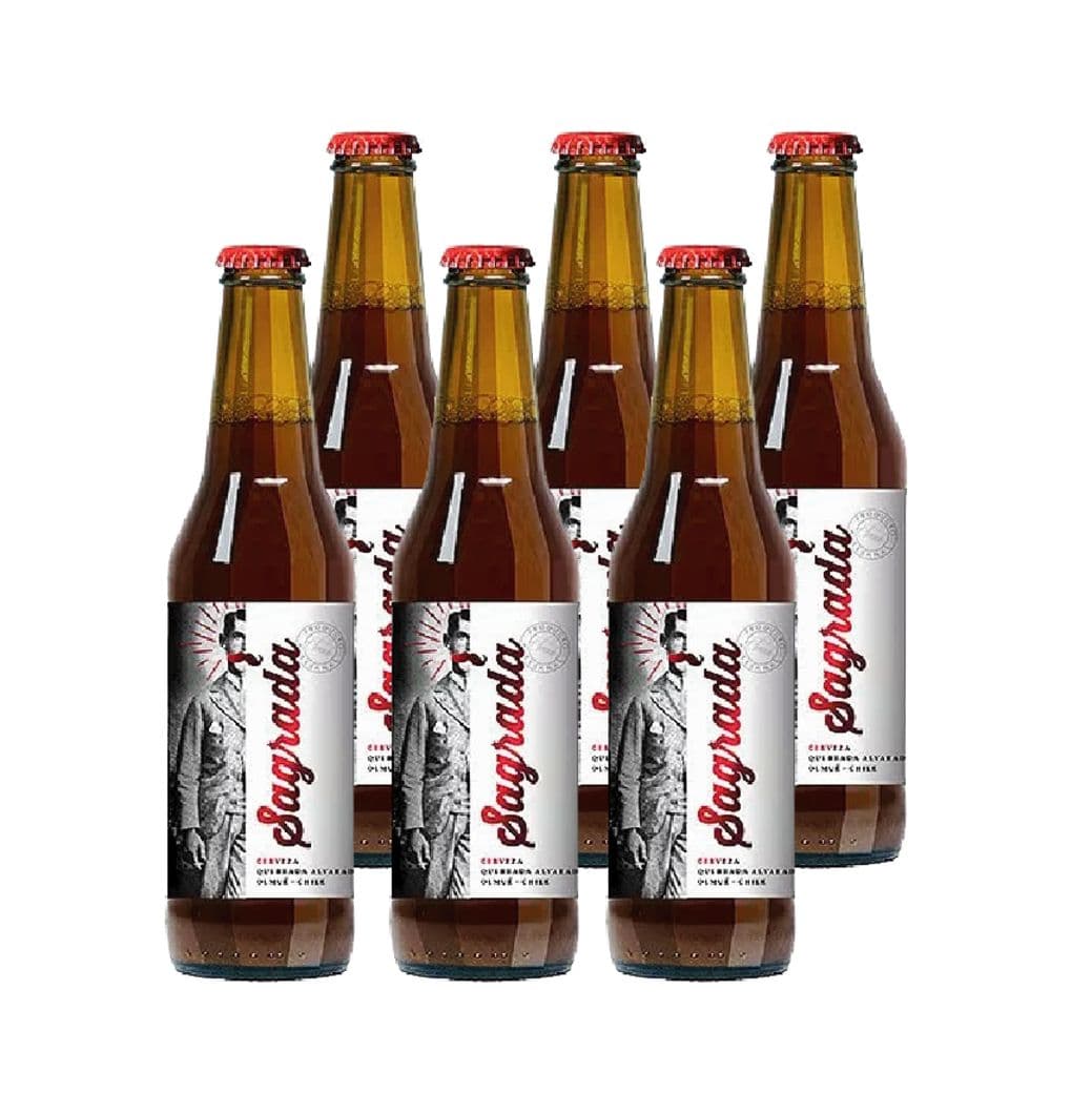 6x Cerveza Sagrada Amber Ale en Botellas 330cc_1