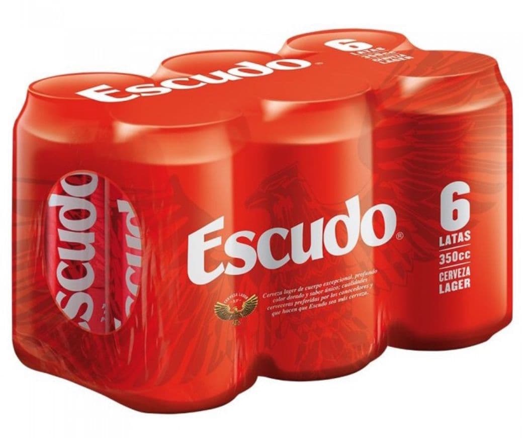 6x Cerveza Escudo Lata 350cc_1