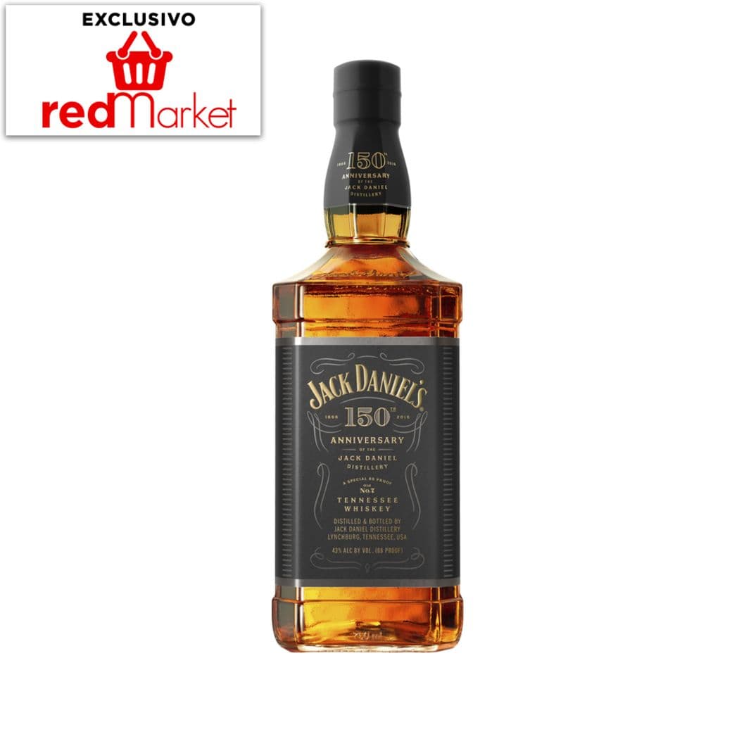 [RED MARKET]  Whiskey Jack Daniels Aniversario 150 Años 700cc 43º alc._1