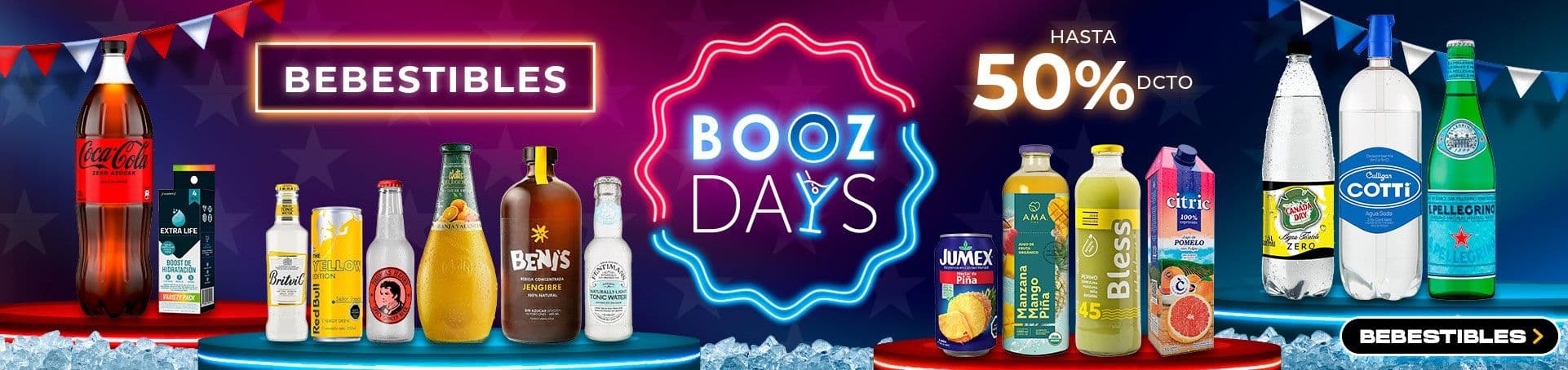 Bebestibles Booz Days 24 al 30 de agosto 2026