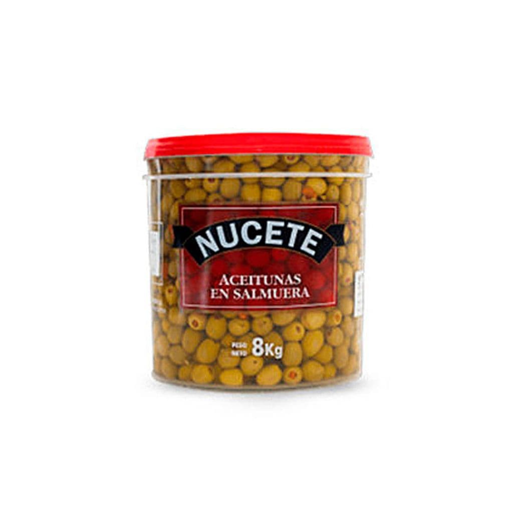 Aceituna Verde Nucete Balde Rellena Pimentón 5kg_1