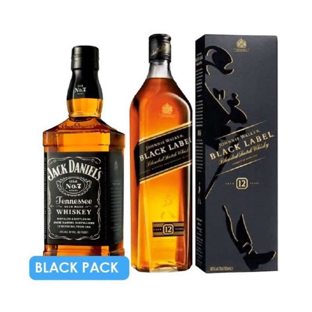 BLACK PACK: Jack Daniels N7 750cc + Johnnie Walker Black Label 750cc_1