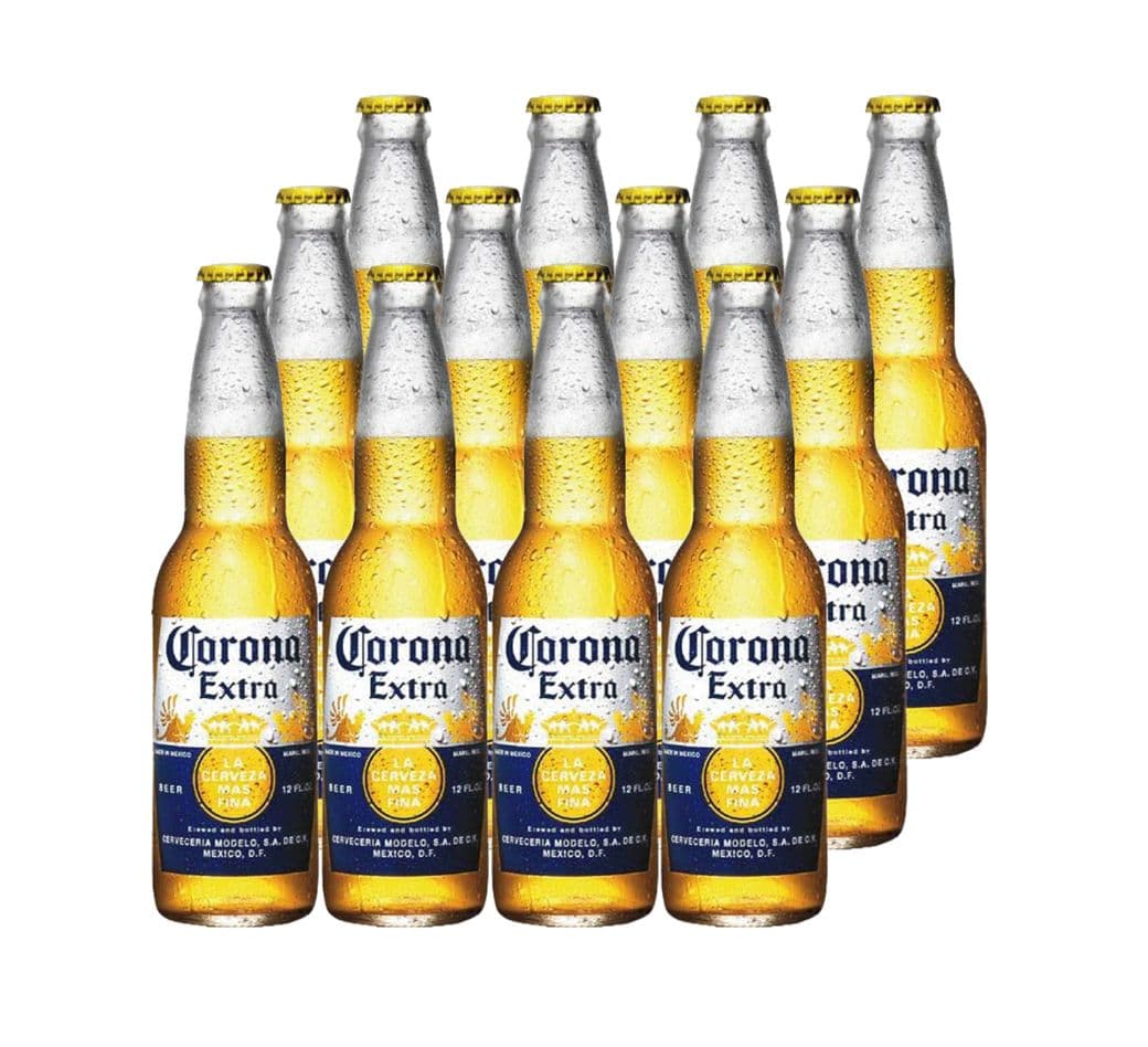 12x Cerveza Corona Extra en Botellas 355cc_1