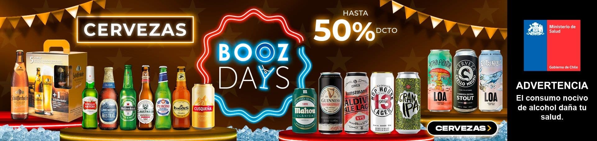 Cervezas Booz Days 24 - 30 de Agosto 2026