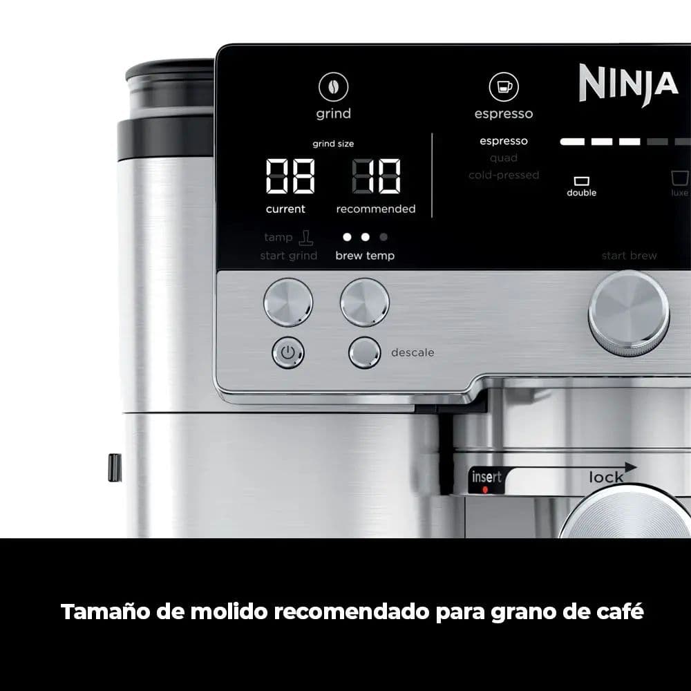 PACK NINJA - ILLY: 1x Máquina para Café - Cafetera Ninja Luxe Premier + 1x Café illy Grano Tostado Medio 250grs + 1x Café Illy Grano Tostado Clásico 250 grs._5