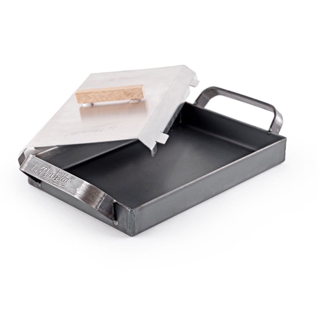 Plancha de hierro pequeña con tapa La Planchetta_2
