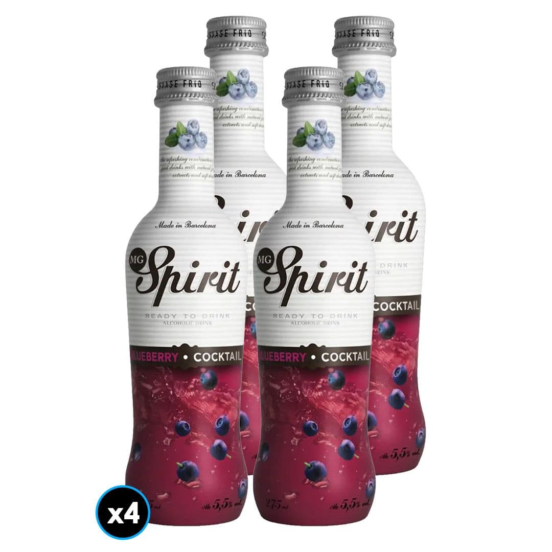 4x Vodka Spirit Blueberry 275cc 5.5°alc._1