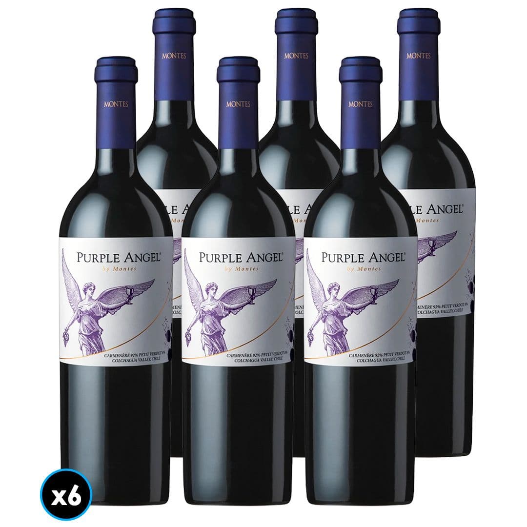 CAJA MONTES PURPLE ANGEL: 6x Vino Montes Purple Angel 750cc_1