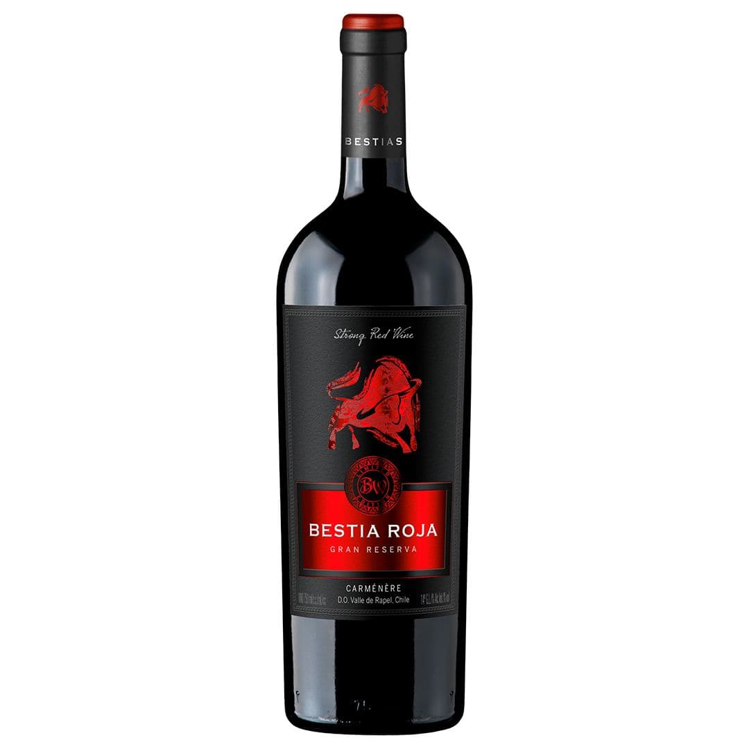 Vino Bestia Roja Gran Reserva Carmenere 750cc_1