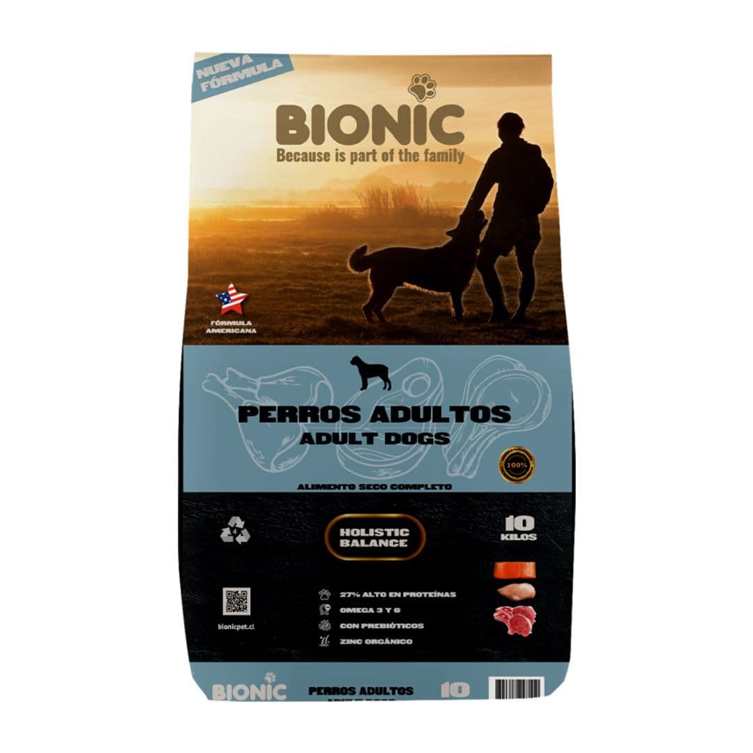 Comida de Perro Bionic Adultos Pollo Salmón 10 Kg_1