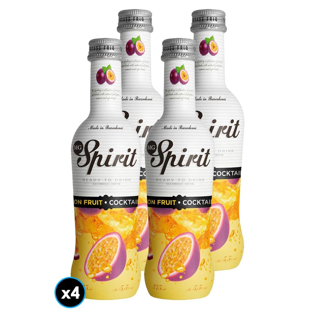 4x Vodka Spirit Passion Fruit 275cc 5.5°alc._1