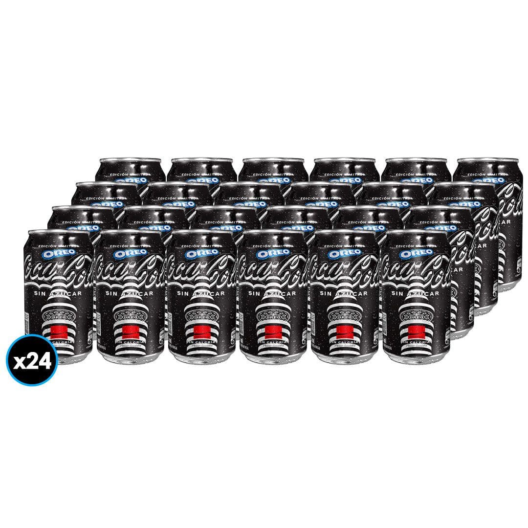24x Bebida Coca Cola Sabor Oreo Edición Limitada Lata 350cc_1