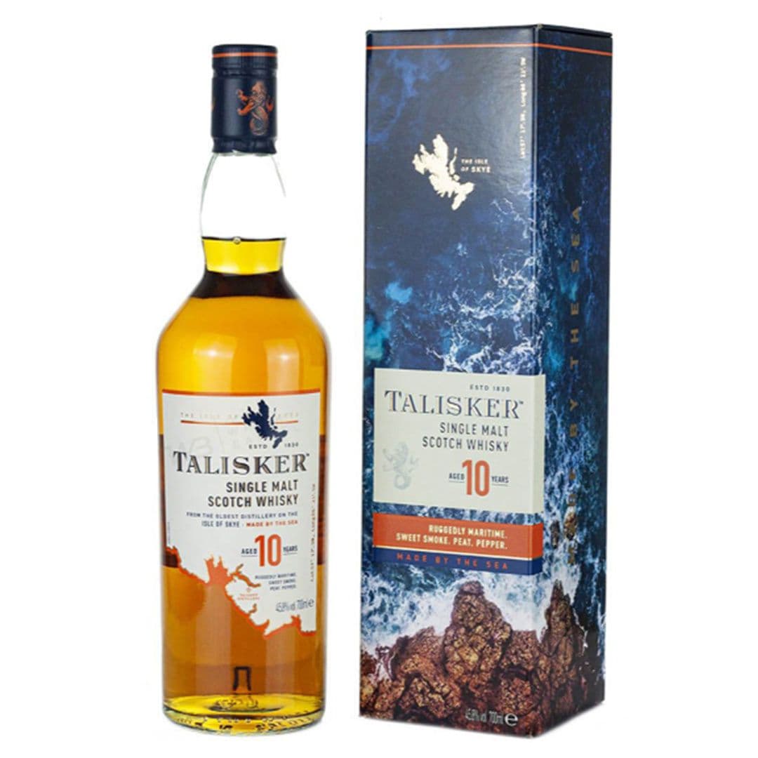 Whisky Talisker Single Malt 10 años 700cc 45,8° alc._1