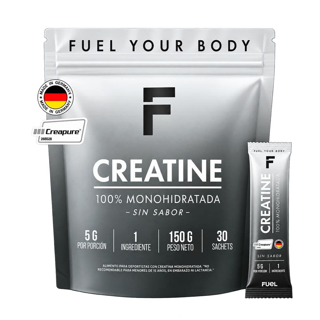 Creatina en Sachet Monohidratada Creapure Fuel Nutrition 150 grs (30 unidades)_1
