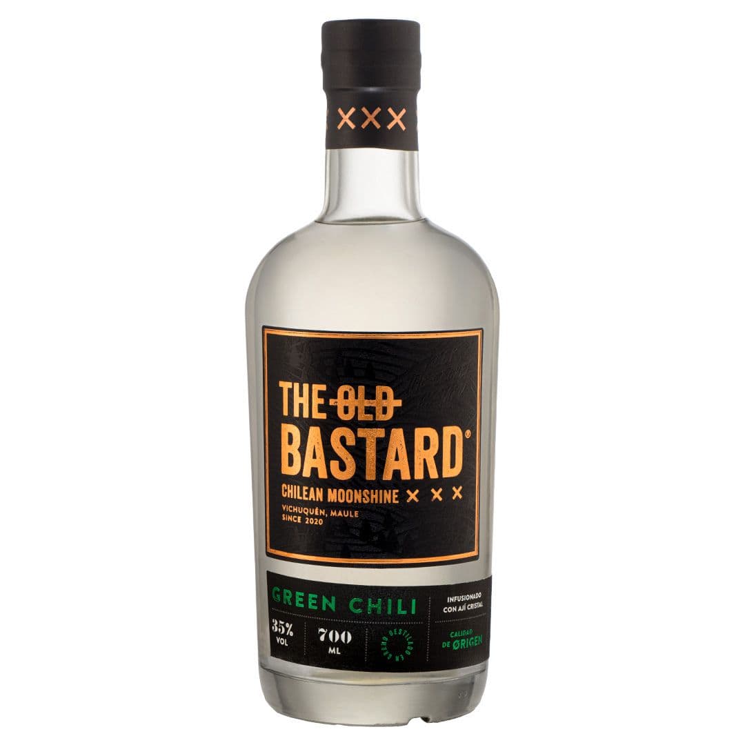 Whisky The Old Bastard Chilean Moonshine Green Chili 700cc_1