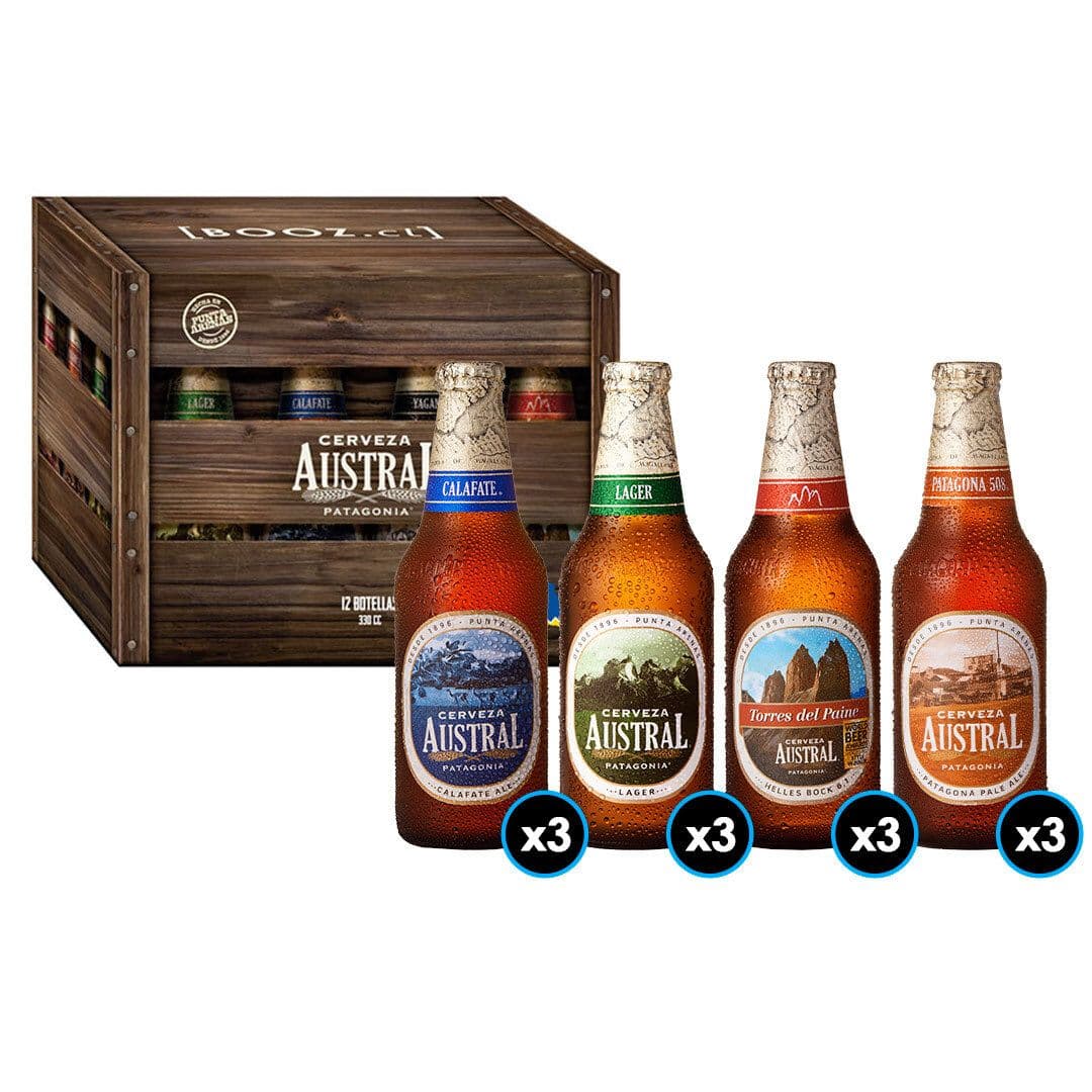 KIT AUSTRAL N°6: 12x Mix Austral Botella 330cc_1