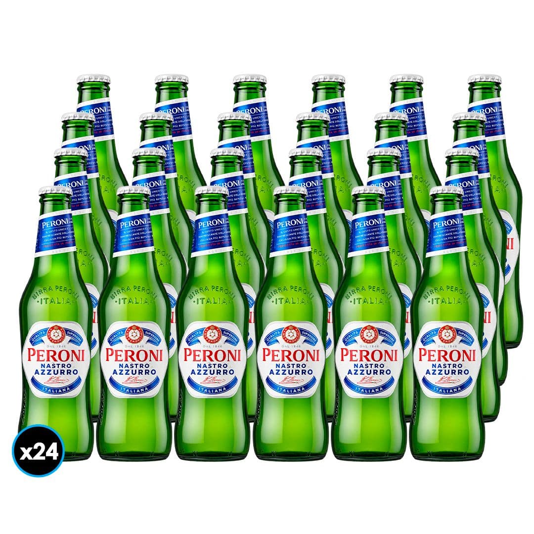 24x Cervezas Peroni Nastro Azzurro Botella 330cc_1