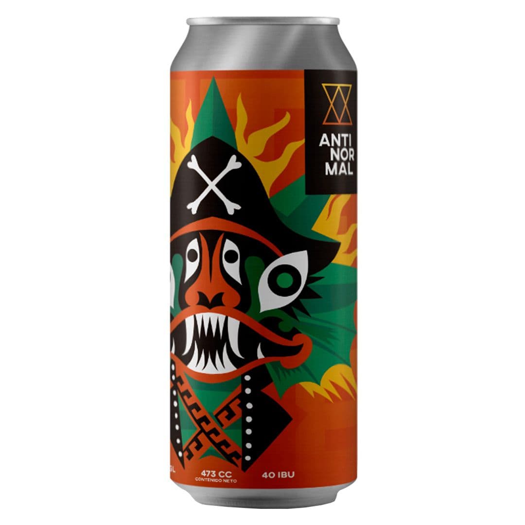 Cerveza Antinormal Hazy Ipa Cherimola Lata 473cc 5.8°_1