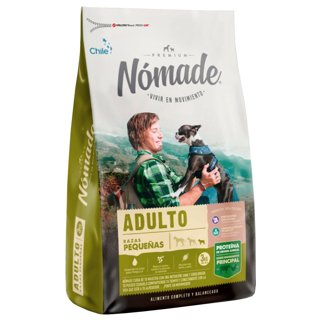 Comida de Perro Nomade Adulto Razas Pequeñas 3 Kg_1