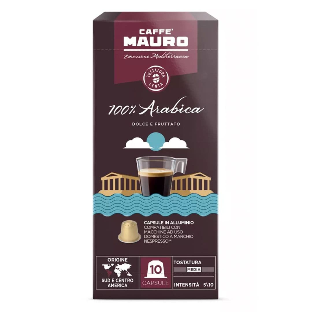 Cápsulas de Café Mauro 100% Arábica Nespresso® Compatible (10 Cápsulas)_1