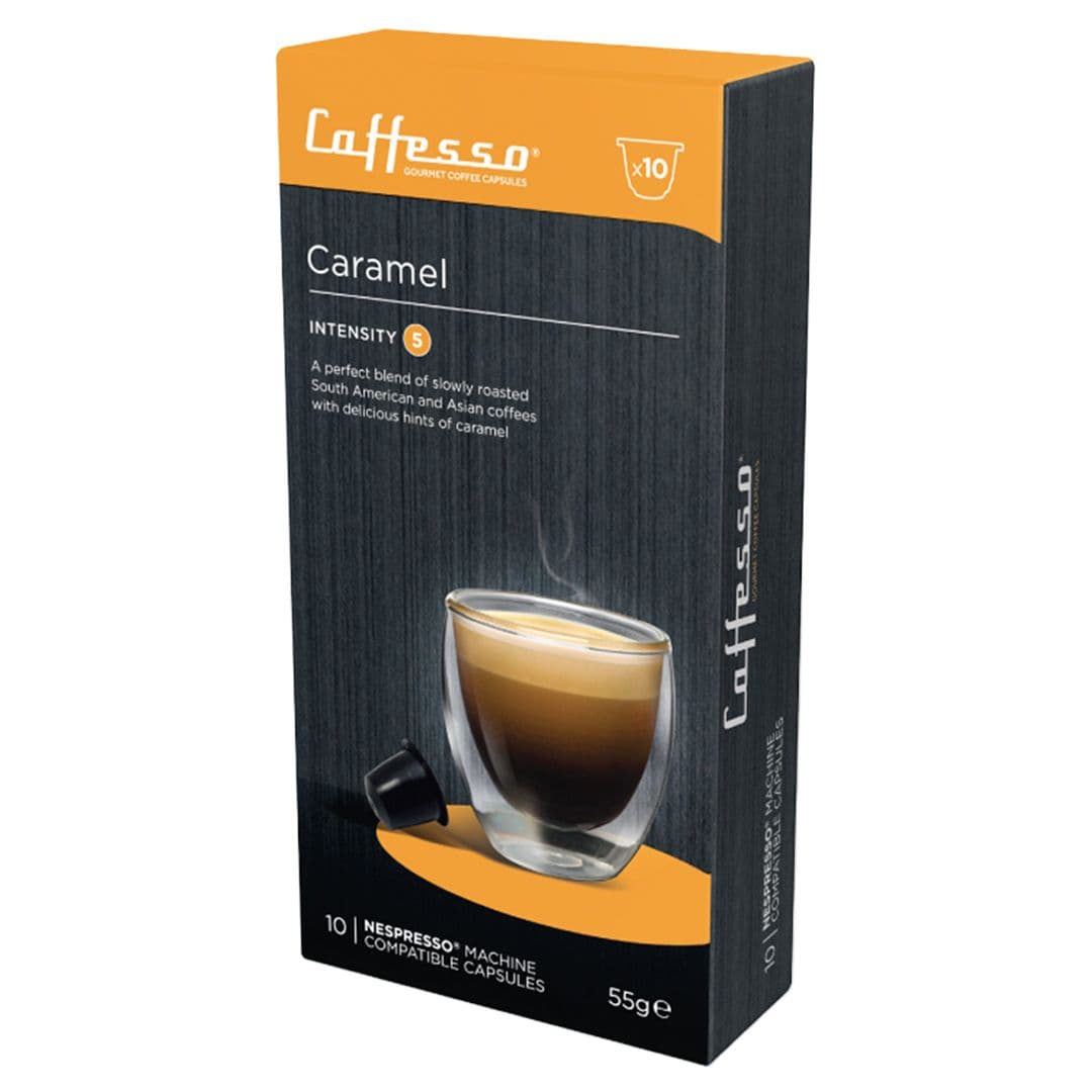Cápsulas de Café Caffesso Caramel Nespresso® Compatible (10 Cápsulas)_1