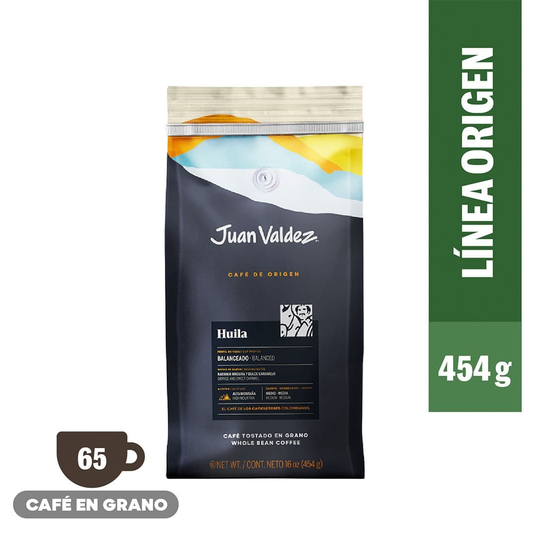 Café Juan Valdez Grano Origen Huila 454 grs._1