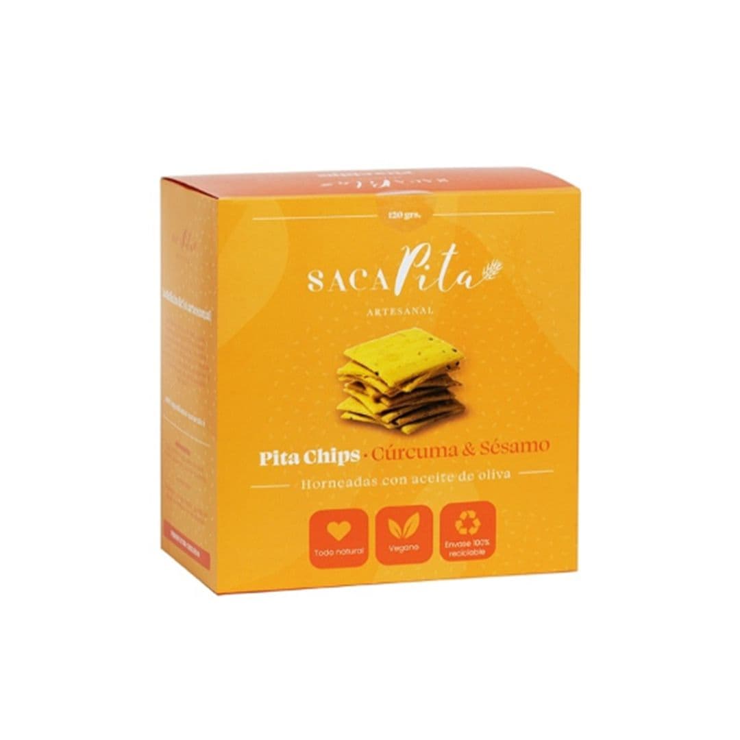 Pita Chips Curcuma y sesamo 120 grs_1