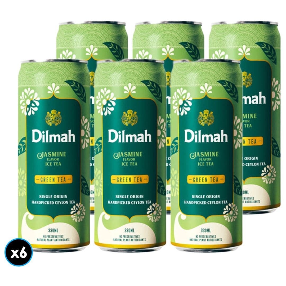 6x Té Dilmah Verde con Jazmín 330cc_1