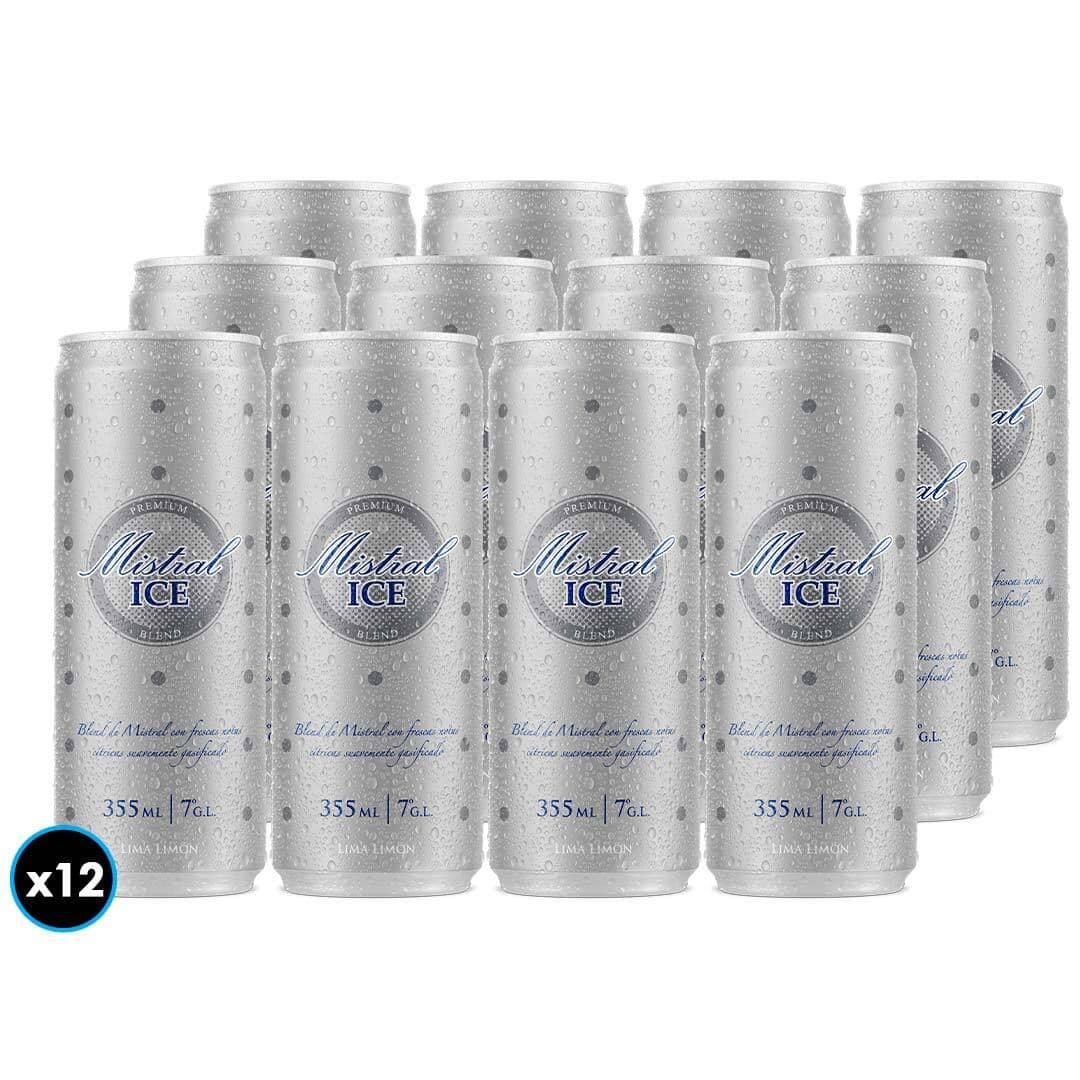 12x RTD Mistral Ice Blend en Lata 355cc 5° Alc._1