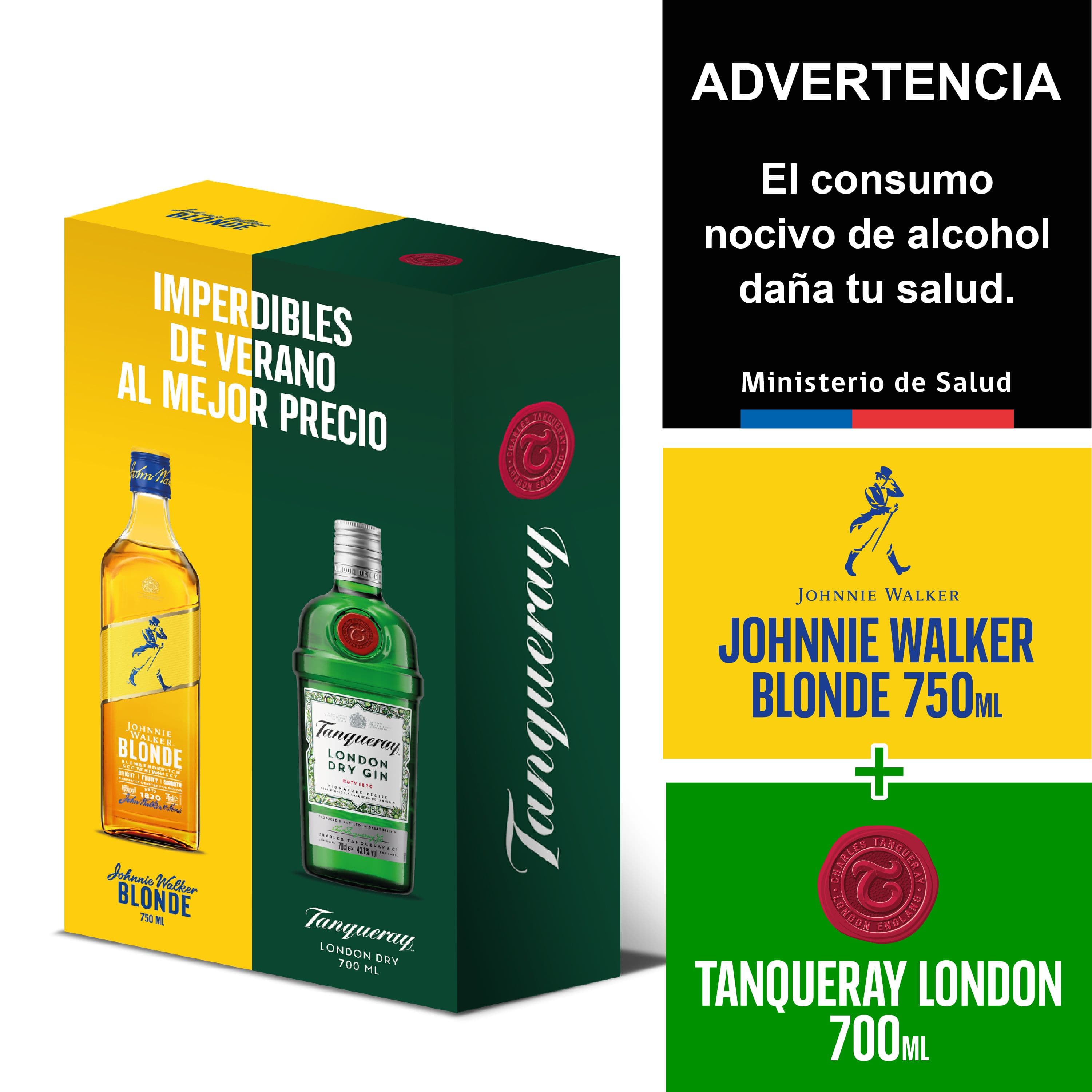 Kit Tanqueray 750cc + Johnnie Walker Blonde 750cc_1