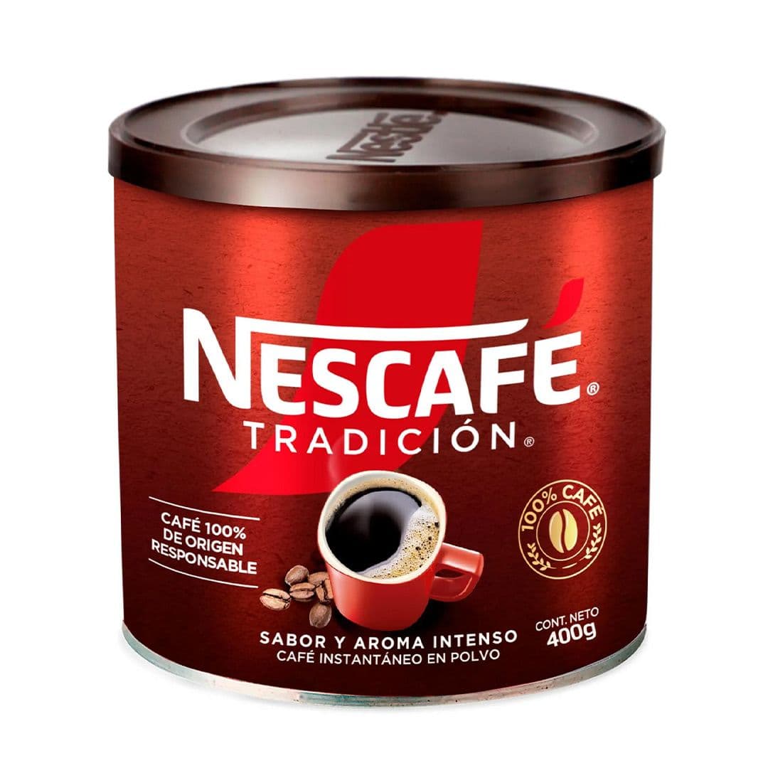 Café Instantáneo Nescafé Tradición Tarro 400 grs_1