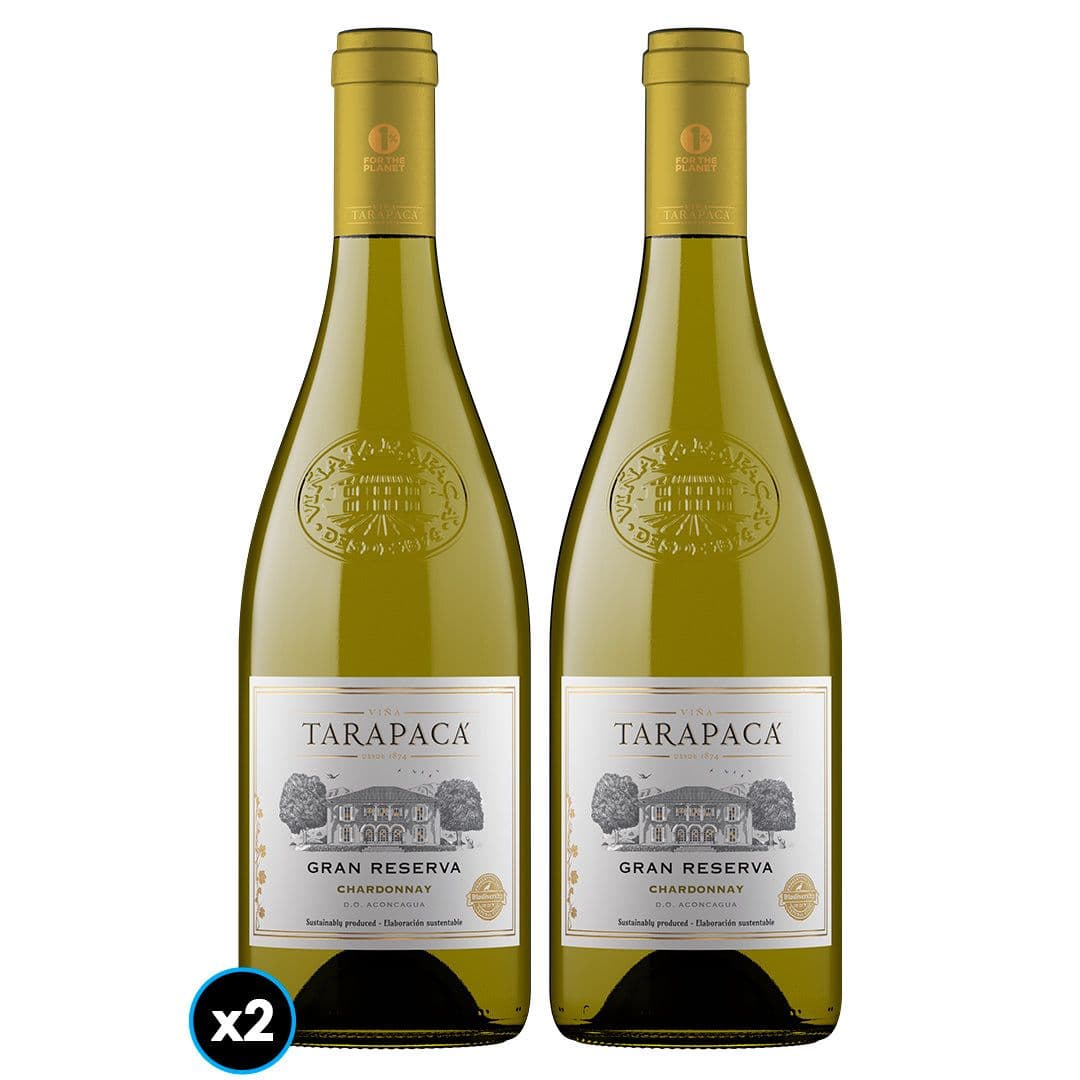 2x Vino Tarapacá Gran Reserva Chardonnay 750cc_1