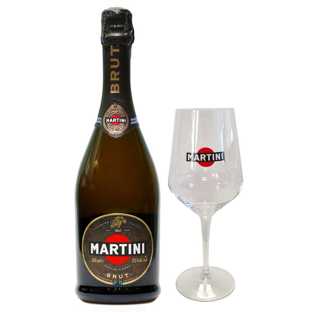 Pack Martini + Vaso: 1x Espumante Martini Brut 750cc + Copa Martini_1