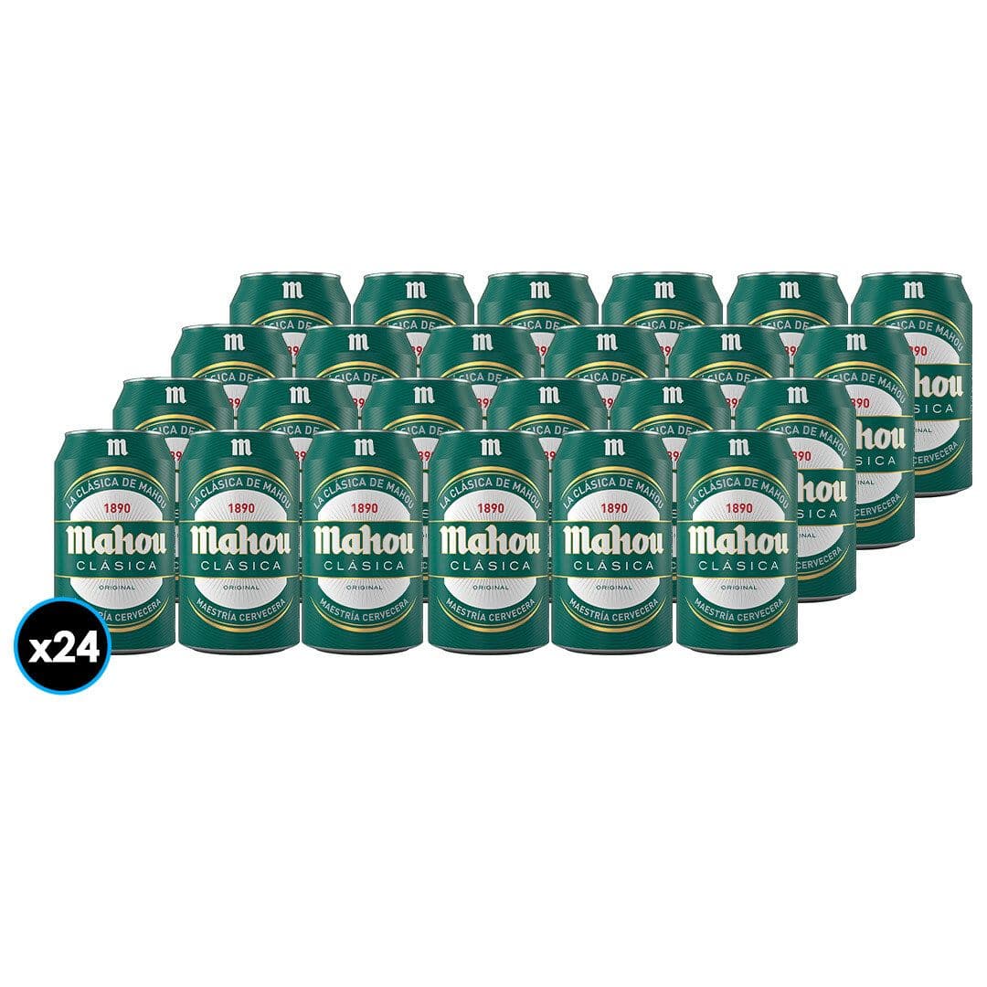 24x Cervezas Mahou Clásica en Lata 330cc_1