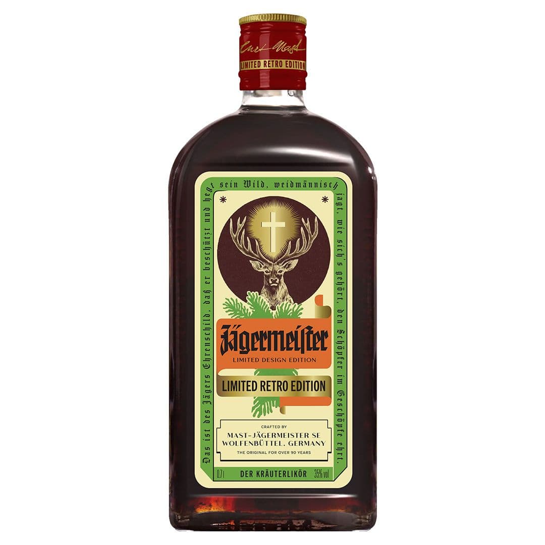 Licor Jagermeister (Botella Edición Retro) 700cc 35° alc._1