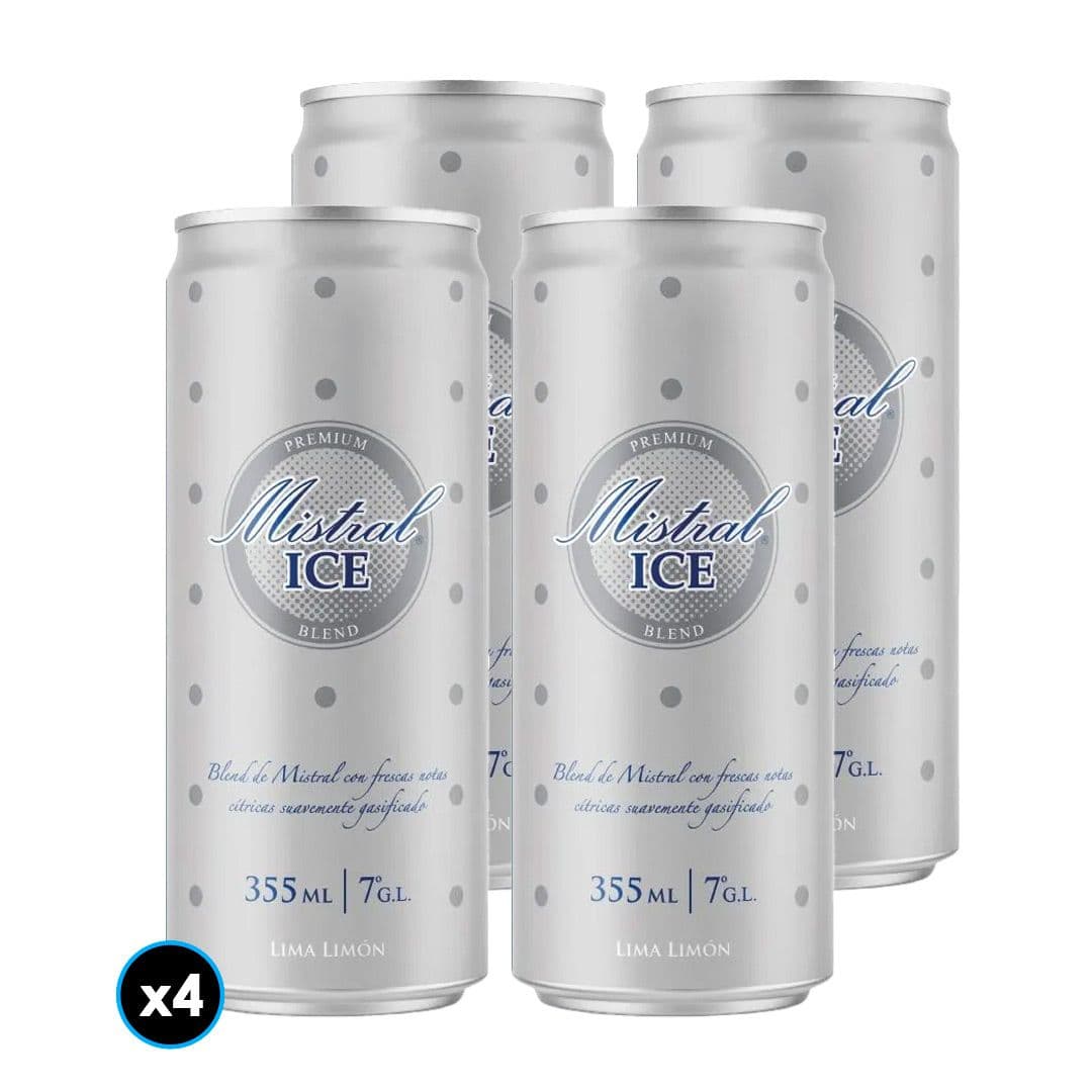 4x RTD Mistral Ice Blend en Lata 355cc 5° Alc._1