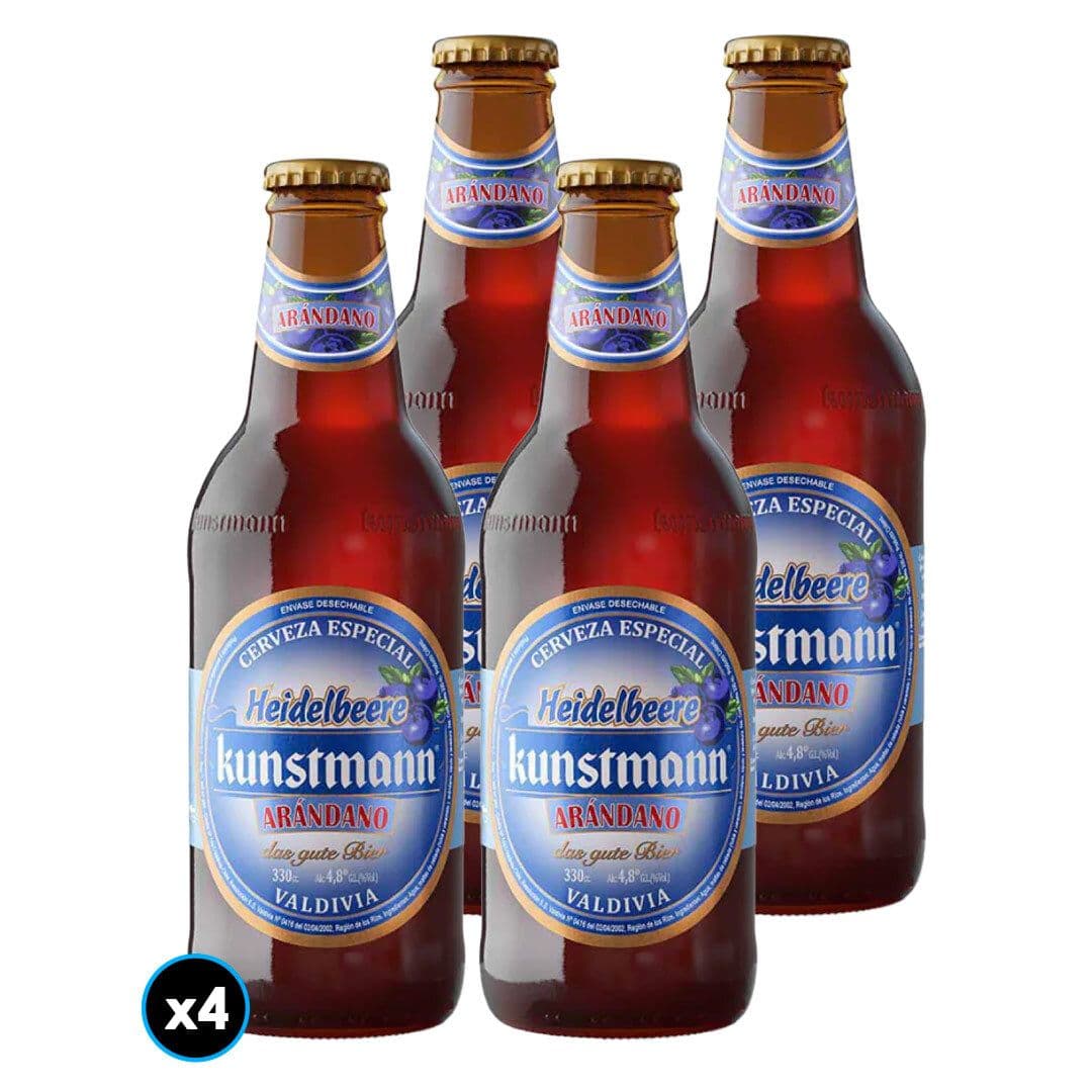 4x Cerveza Kunstmann Arándano Botella 330cc_1