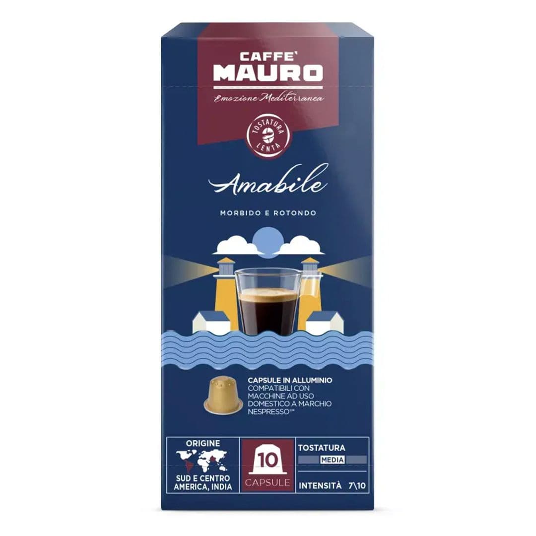 Cápsulas de Café Mauro Amabile Nespresso® Compatible (10 Cápsulas)_1