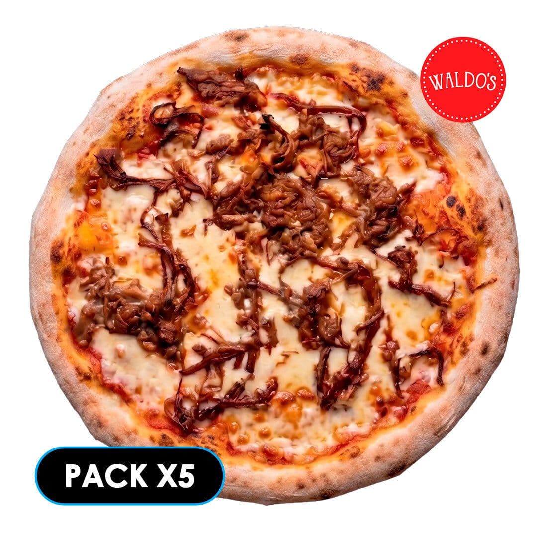 PACK PIZZAS WALDO'S CONGELADAS MECHADA 5x_1
