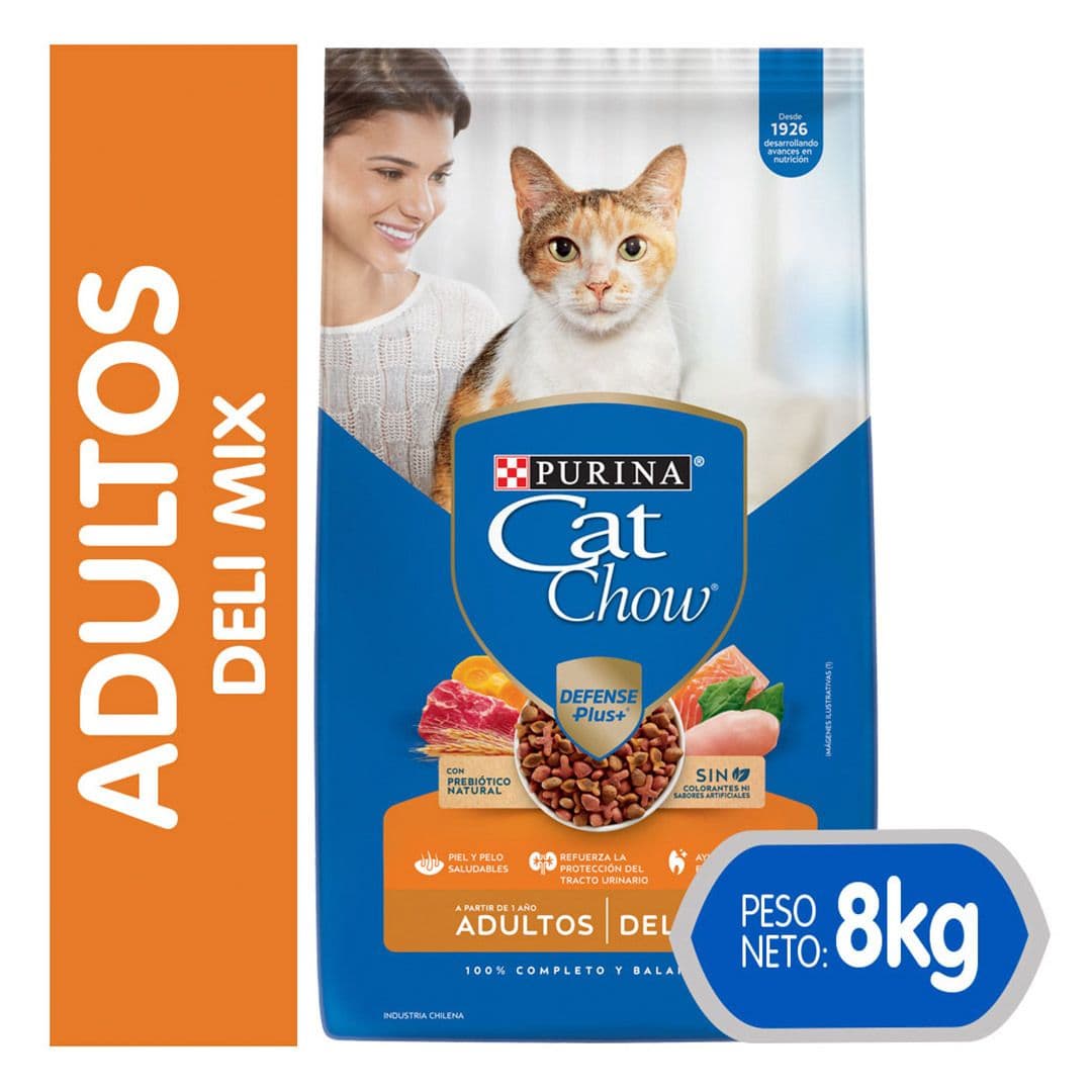Comida de Gato Cat Chow Adultos Delimix 8 Kg_1