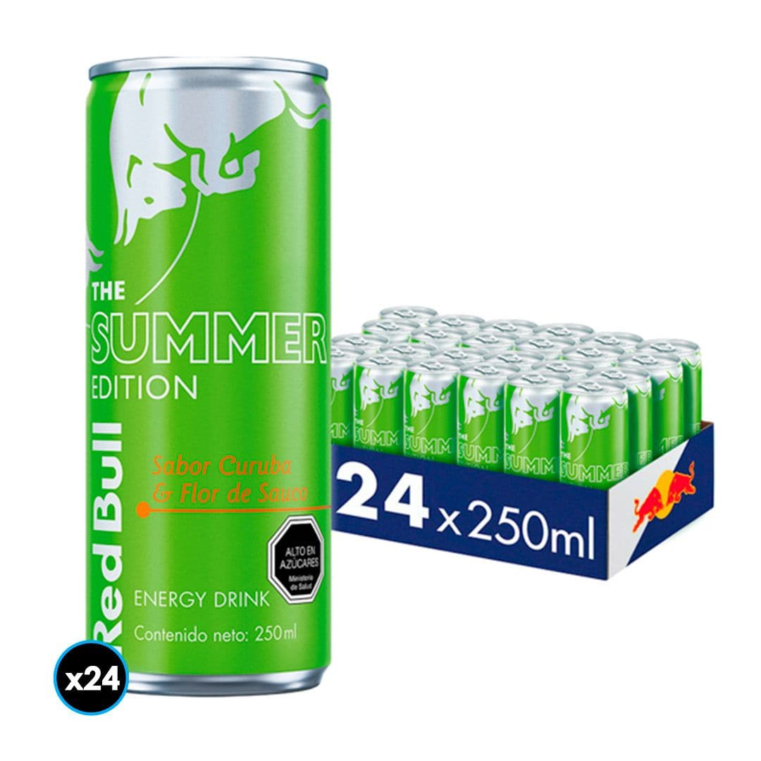 24x Bebida Energética Red Bull Flor de Sauco Summer Edition 250cc_1