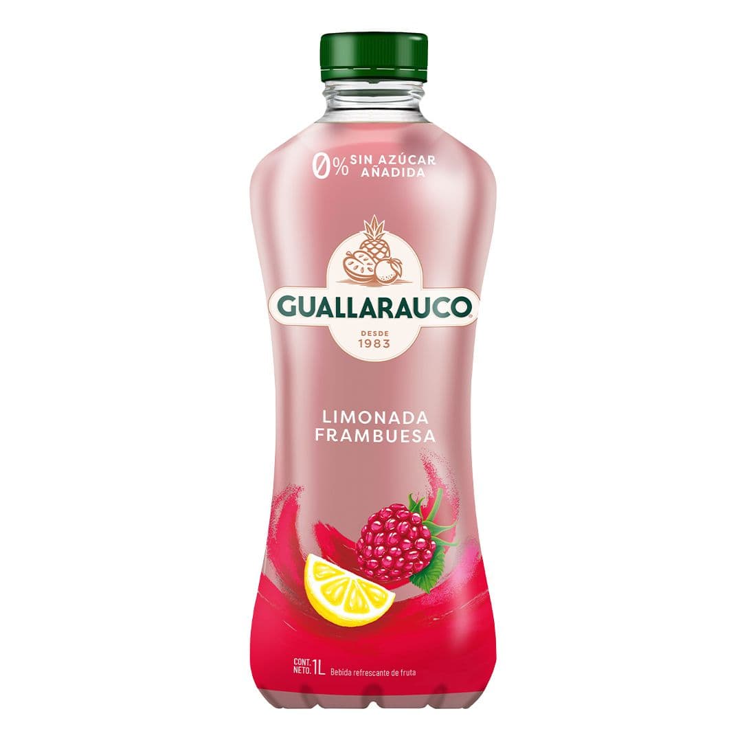 Jugo Guallarauco Limonada Frambuesa Sin Azúcar 1 Lt._1