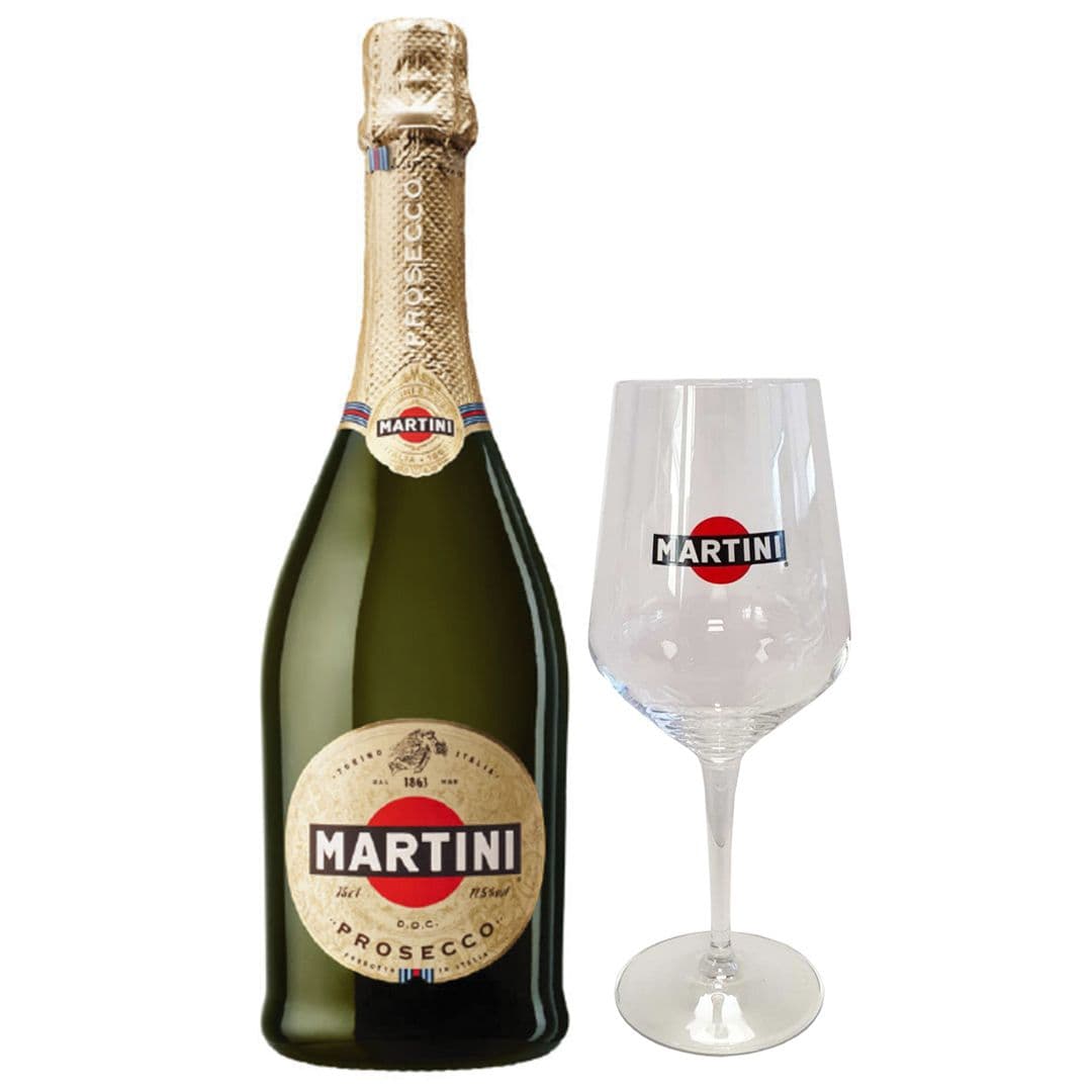 Pack Martini Proceso + Vaso: 1x Espumante Martini Prosecco 750cc + Copa Martini_1
