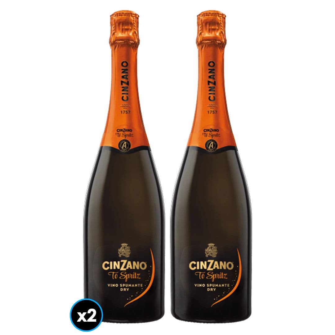 2x Espumante Cinzano Prosecco Spritz 750cc_1