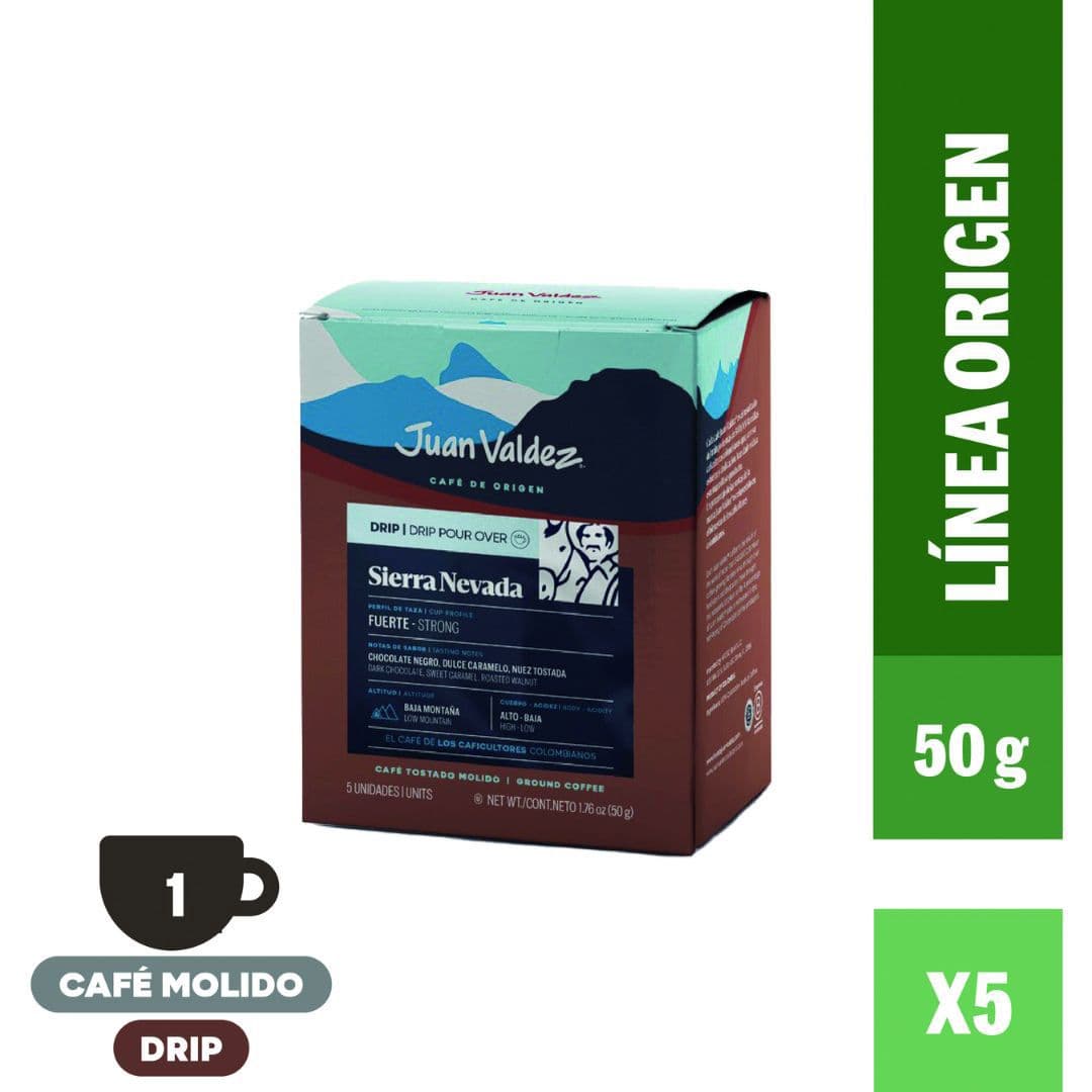 Drip Juan Valdez Sierra Nevada (5 Unidades)_1